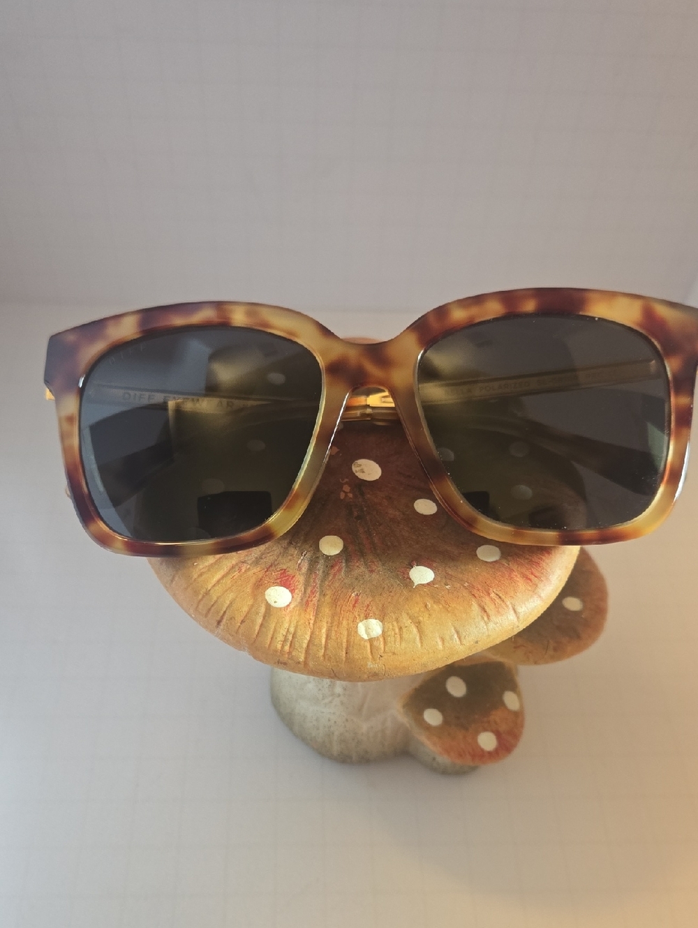 Diff Eyewear Tortoiseshell Frame Sunglasses with Dark Lenses New